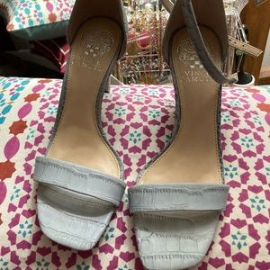 Vince Camuto baby blue crocodile sexy high heels